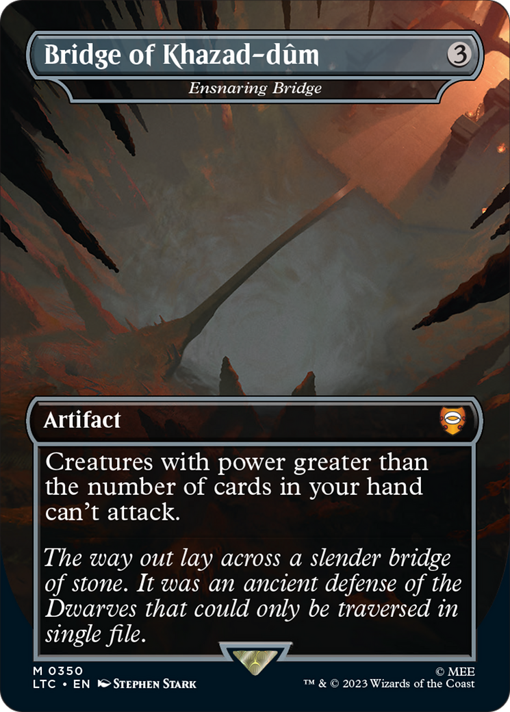 Bridge of Khazad-dum - Ensnaring Bridge [The Lord of the Rings: Tales of Middle-Earth Commander] - The Mythic Store | 24h Order Processing