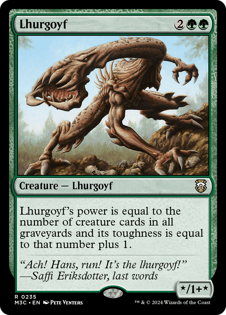 Lhurgoyf [Modern Horizons 3 Commander] - The Mythic Store | 24h Order Processing