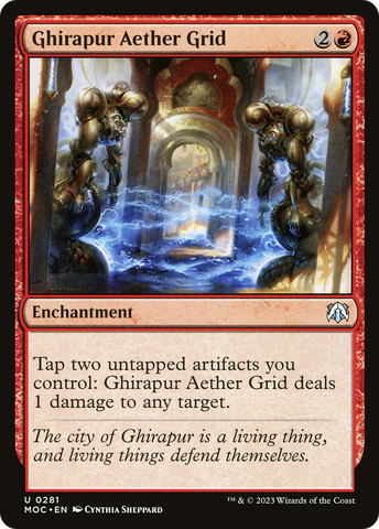 Ghirapur Aether Grid [March of the Machine Commander] - The Mythic Store | 24h Order Processing