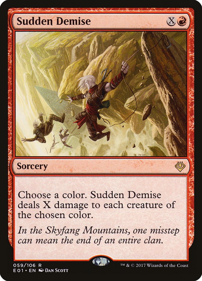 Sudden Demise [Archenemy: Nicol Bolas] - The Mythic Store | 24h Order Processing