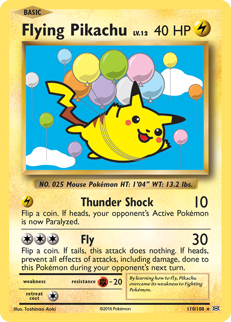 Flying Pikachu (110/108) [XY: Evolutions] - The Mythic Store | 24h Order Processing