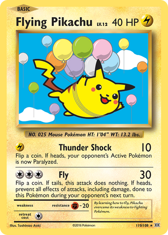 Flying Pikachu (110/108) [XY: Evolutions] - The Mythic Store | 24h Order Processing