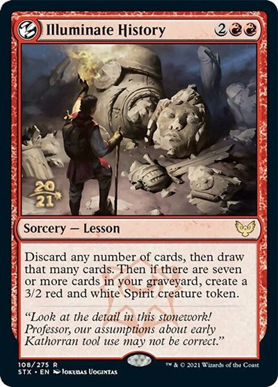 Illuminate History [Strixhaven: School of Mages Prerelease Promos] - The Mythic Store | 24h Order Processing