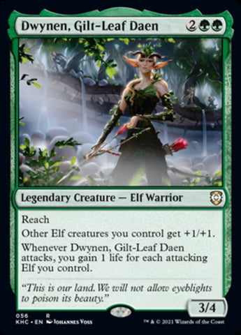 Dwynen, Gilt-Leaf Daen [Kaldheim Commander] - The Mythic Store | 24h Order Processing