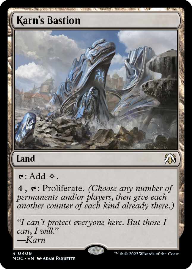 Karn's Bastion [March of the Machine Commander] - The Mythic Store | 24h Order Processing
