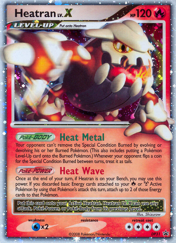 Heatran LV.X (DP31) [Diamond & Pearl: Black Star Promos] - The Mythic Store | 24h Order Processing