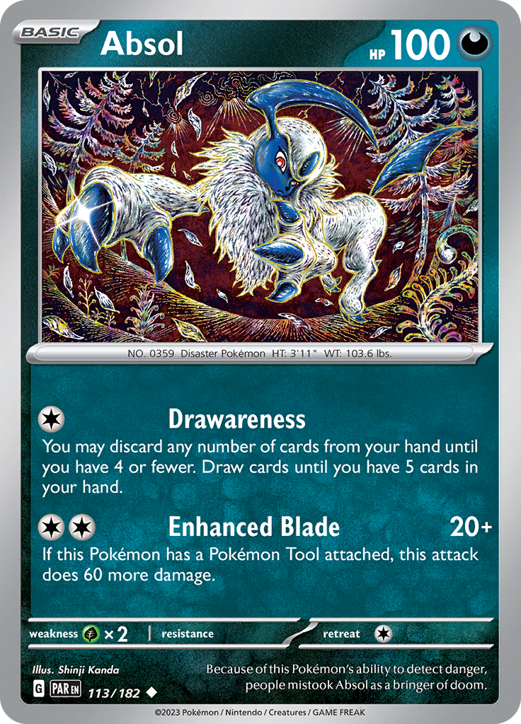 Absol (113/182) [Scarlet & Violet: Paradox Rift] - The Mythic Store | 24h Order Processing
