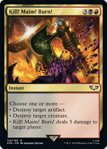 Kill! Maim! Burn! (Surge Foil) [Warhammer 40,000] - The Mythic Store | 24h Order Processing