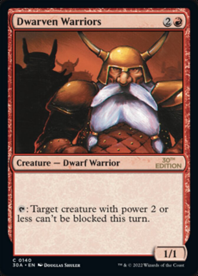 Dwarven Warriors [30th Anniversary Edition] - The Mythic Store | 24h Order Processing