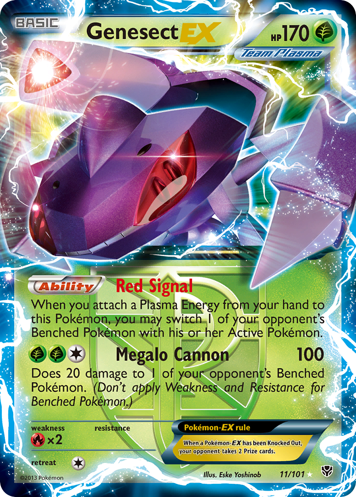 Genesect EX (11/101) [Black & White: Plasma Blast] - The Mythic Store | 24h Order Processing