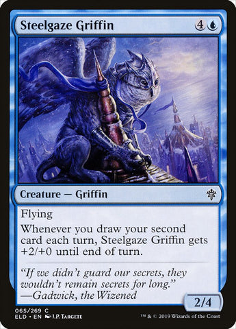 Steelgaze Griffin [Throne of Eldraine] - The Mythic Store | 24h Order Processing