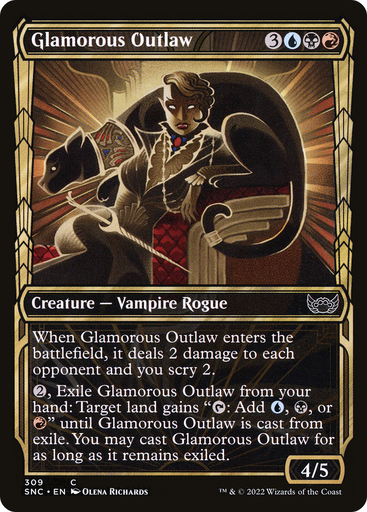 Glamorous Outlaw (Showcase Golden Age) [Streets of New Capenna] - The Mythic Store | 24h Order Processing