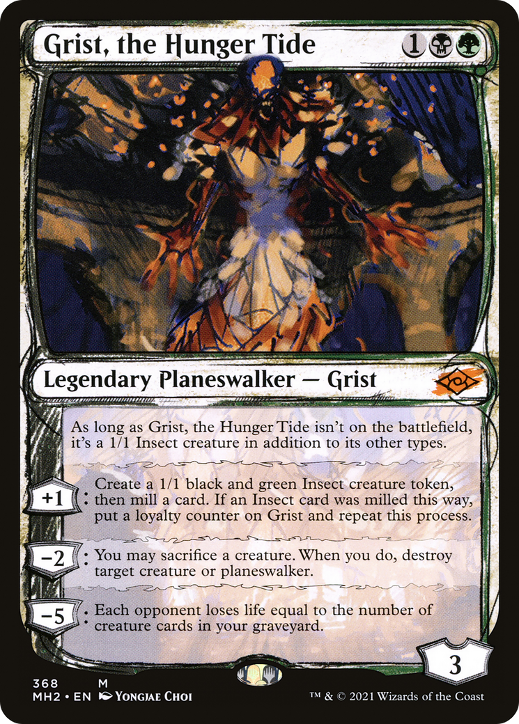 Grist, the Hunger Tide (Sketch) [Modern Horizons 2] - The Mythic Store | 24h Order Processing