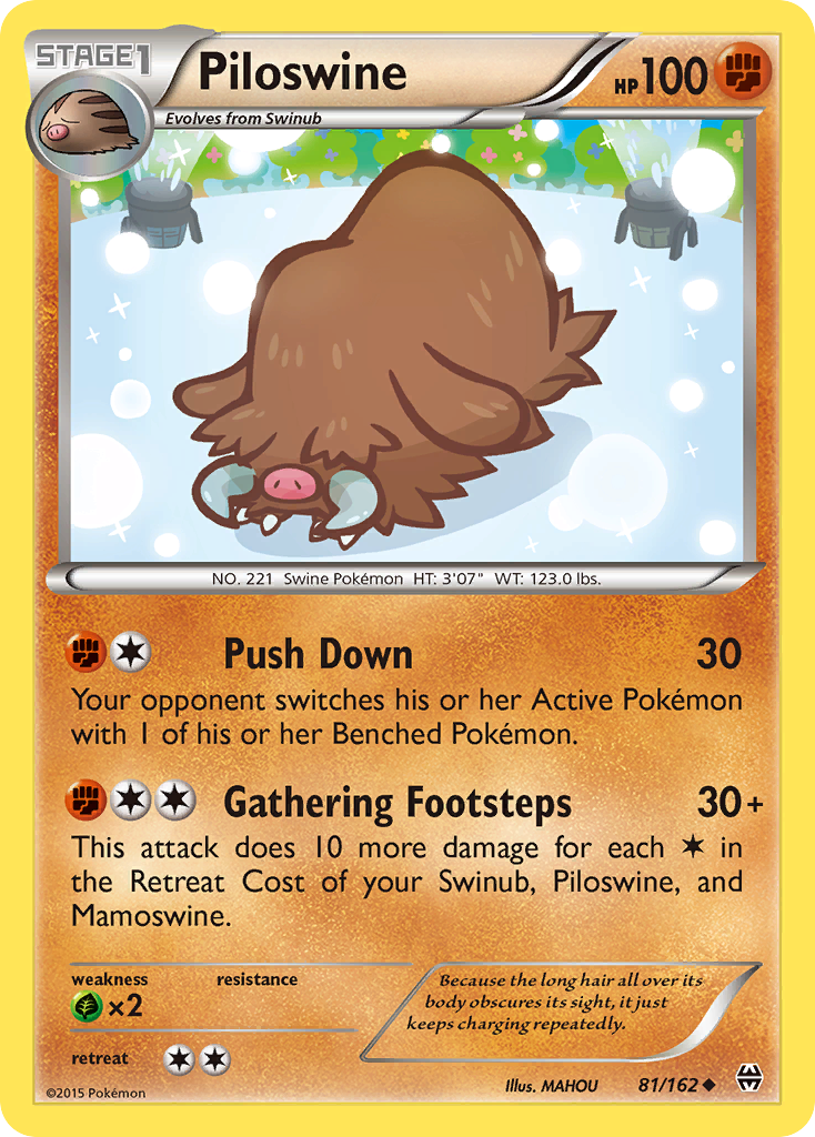 Piloswine (81/162) [XY: BREAKthrough] - The Mythic Store | 24h Order Processing