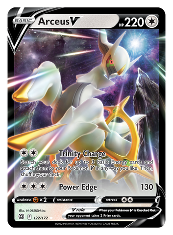 Arceus V (122/172) [Sword & Shield: Brilliant Stars] - The Mythic Store | 24h Order Processing