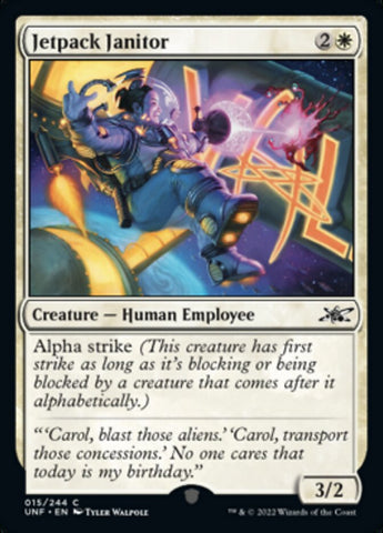 Jetpack Janitor [Unfinity] - The Mythic Store | 24h Order Processing