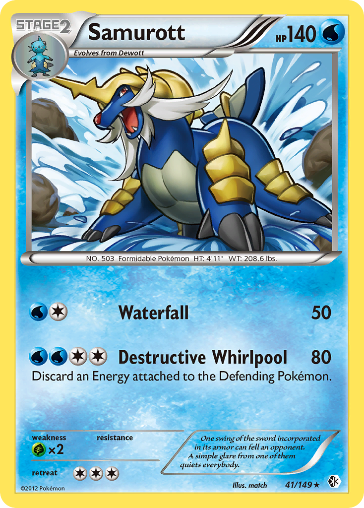 Samurott (41/149) [Black & White: Boundaries Crossed] - The Mythic Store | 24h Order Processing