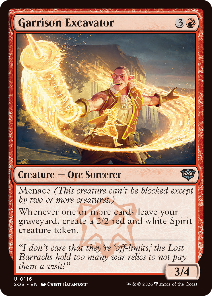 Garrison Excavator [Secrets of Strixhaven] - The Mythic Store | 24h Order Processing