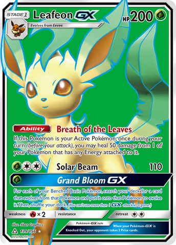 Leafeon GX (139/156) [Sun & Moon: Ultra Prism] - The Mythic Store | 24h Order Processing