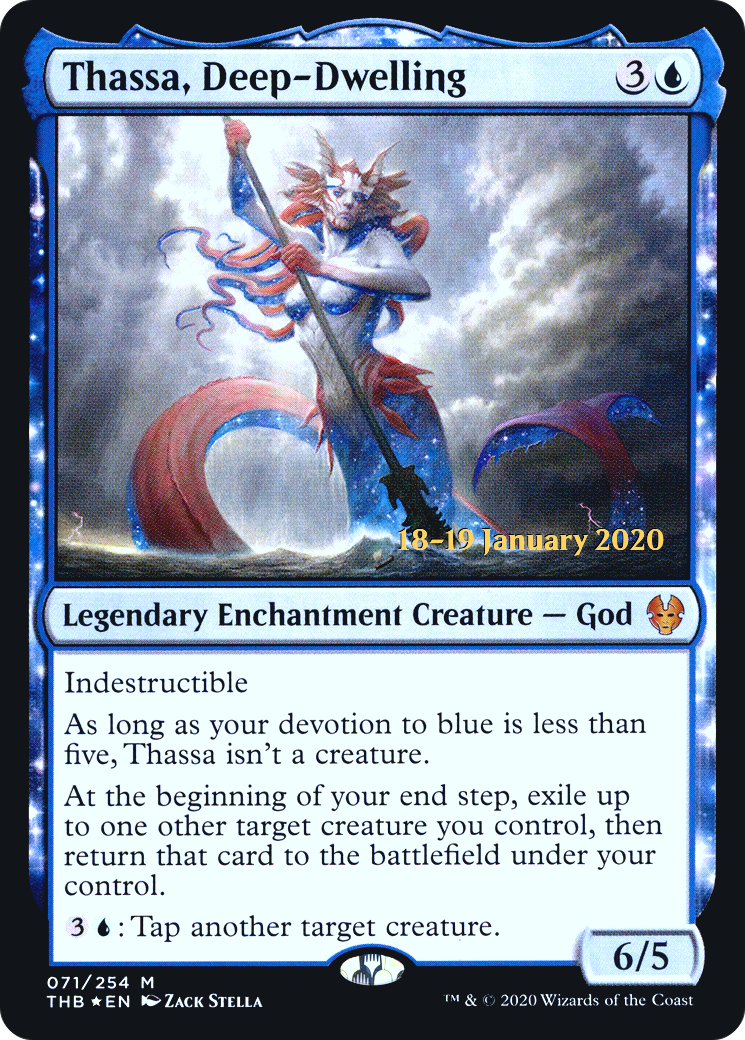 Thassa, Deep-Dwelling [Theros Beyond Death Prerelease Promos] - The Mythic Store | 24h Order Processing