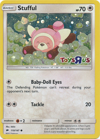 Stufful (110/147) (Toys R Us Promo) [Sun & Moon: Burning Shadows] - The Mythic Store | 24h Order Processing