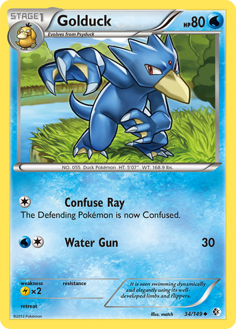 Golduck (34/149) [Black & White: Boundaries Crossed] - The Mythic Store | 24h Order Processing