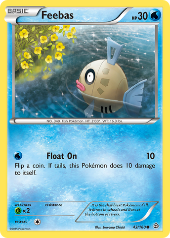Feebas (43/160) [XY: Primal Clash] - The Mythic Store | 24h Order Processing