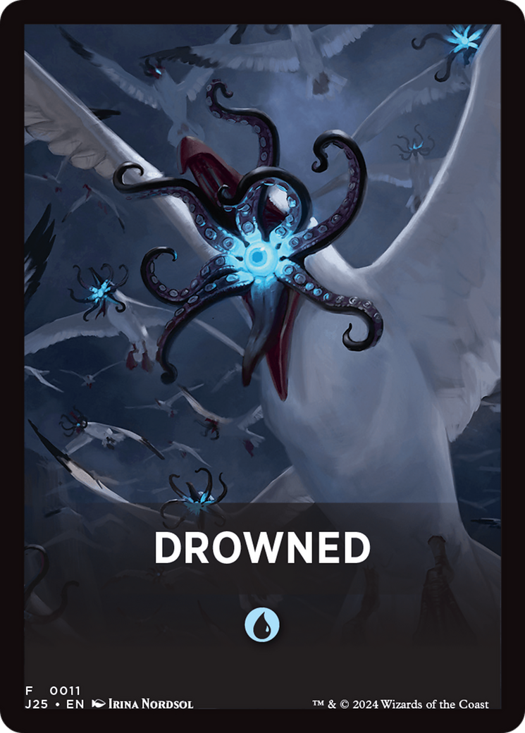 Drowned Theme Card [Foundations Jumpstart Front Cards] - The Mythic Store | 24h Order Processing