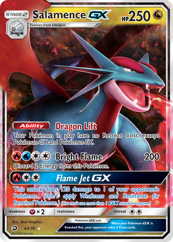 Salamence GX (44/70) [Sun & Moon: Dragon Majesty] - The Mythic Store | 24h Order Processing