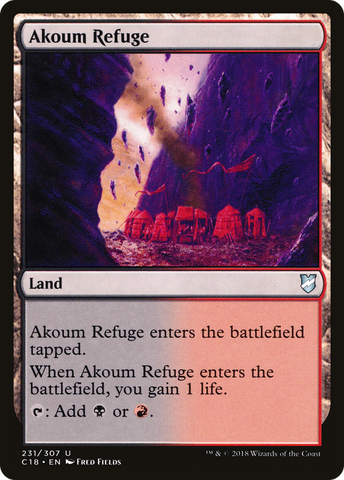 Akoum Refuge [Commander 2018] - The Mythic Store | 24h Order Processing