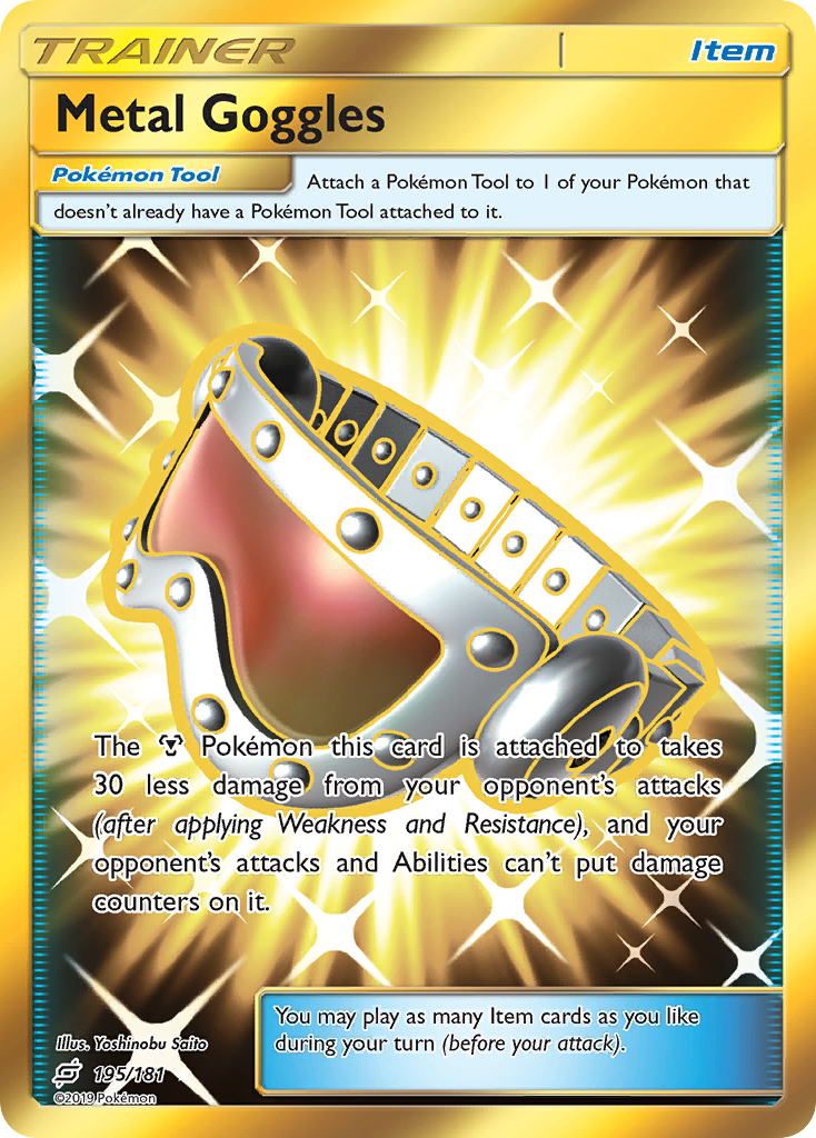 Metal Goggles (195/181) [Sun & Moon: Team Up] - The Mythic Store | 24h Order Processing