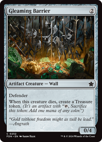 Gleaming Barrier [Foundations] - The Mythic Store | 24h Order Processing