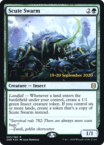 Scute Swarm [Zendikar Rising Prerelease Promos] - The Mythic Store | 24h Order Processing