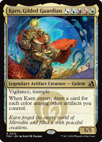 Karn, Gilded Guardian [Reality Fracture] - The Mythic Store | 24h Order Processing