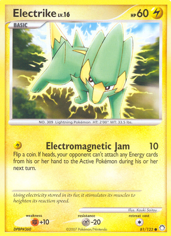 Electrike (81/123) [Diamond & Pearl: Mysterious Treasures] - The Mythic Store | 24h Order Processing