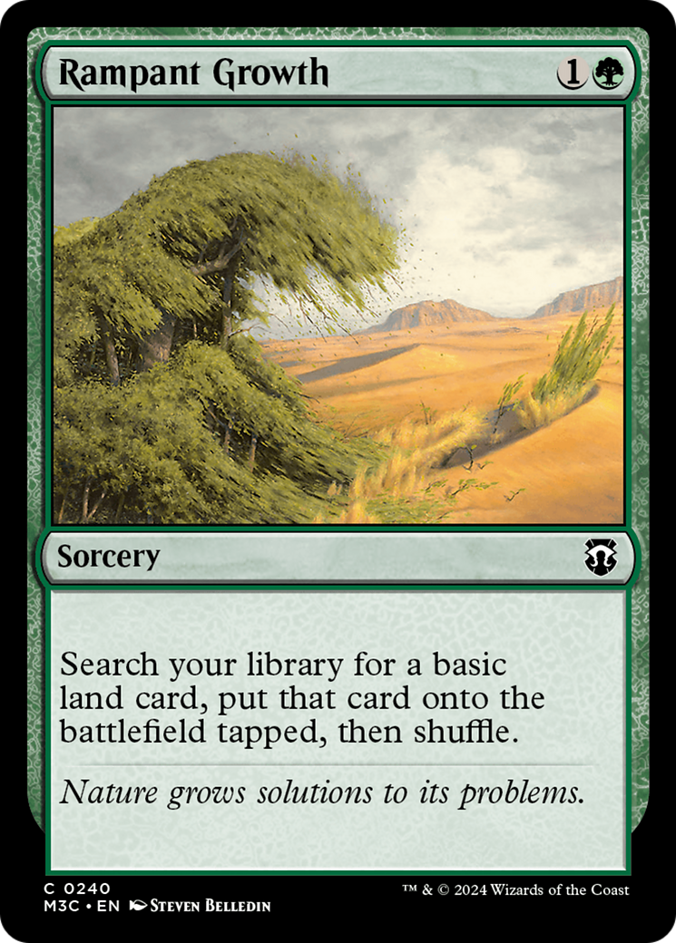 Rampant Growth (Ripple Foil) [Modern Horizons 3 Commander] - The Mythic Store | 24h Order Processing