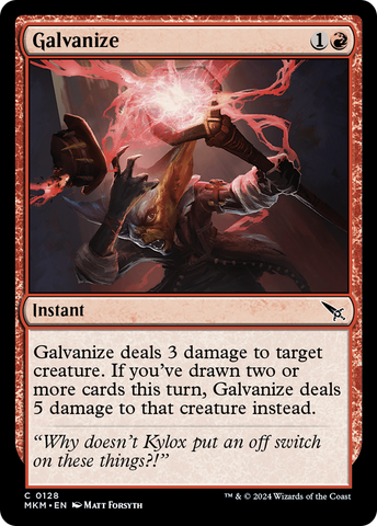 Galvanize [Murders at Karlov Manor] - The Mythic Store | 24h Order Processing
