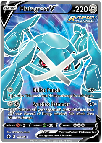 Metagross V (181/198) [Sword & Shield: Chilling Reign] - The Mythic Store | 24h Order Processing