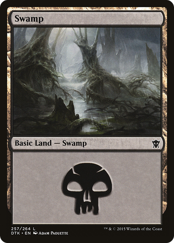 Swamp (257) [Dragons of Tarkir] - The Mythic Store | 24h Order Processing