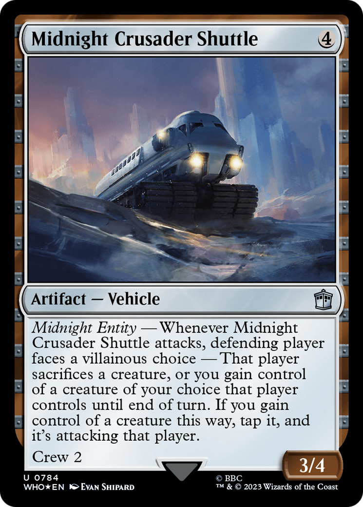 Midnight Crusader Shuttle (Surge Foil) [Doctor Who] - The Mythic Store | 24h Order Processing