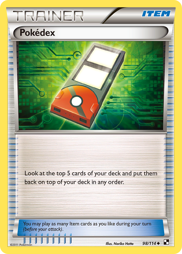 Pokedex (98/114) [Black & White: Base Set] - The Mythic Store | 24h Order Processing