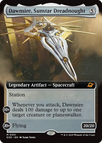 Dawnsire, Sunstar Dreadnought (Extended Art) [Edge of Eternities] - The Mythic Store | 24h Order Processing