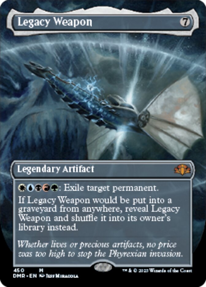Legacy Weapon (Borderless Alternate Art) [Dominaria Remastered] - The Mythic Store | 24h Order Processing