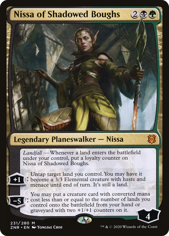 Nissa of Shadowed Boughs [Zendikar Rising] - The Mythic Store | 24h Order Processing