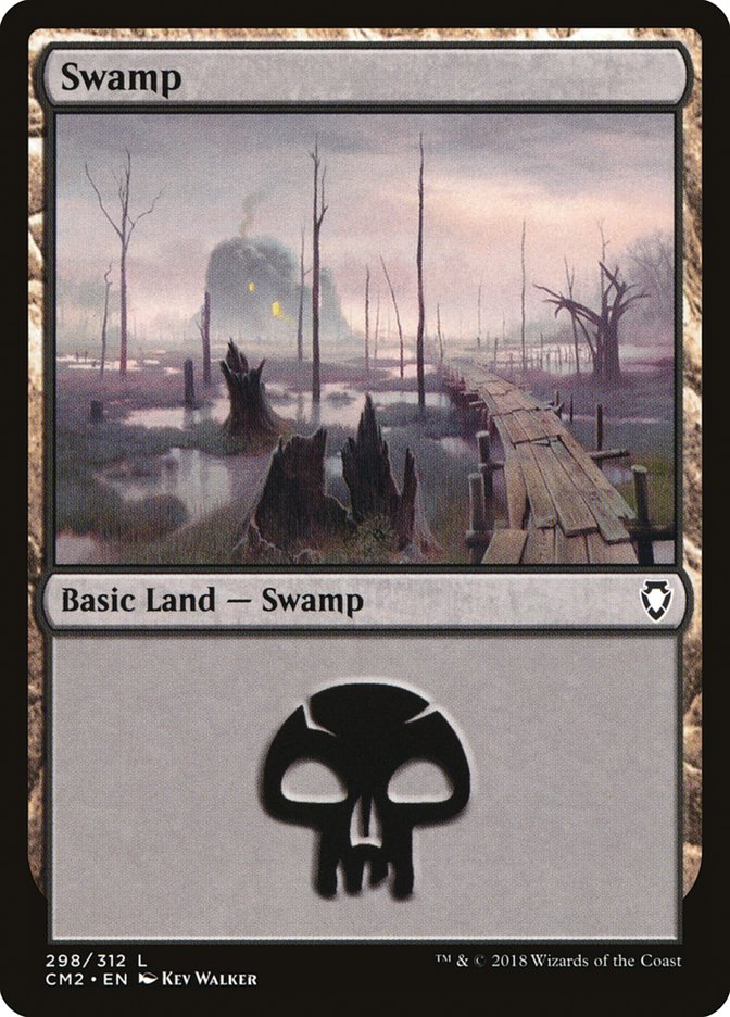 Swamp (298) [Commander Anthology Volume II] - The Mythic Store | 24h Order Processing