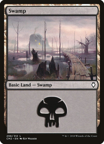 Swamp (298) [Commander Anthology Volume II] - The Mythic Store | 24h Order Processing