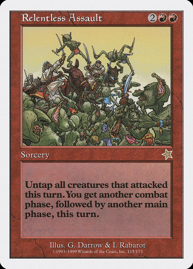 Relentless Assault [Starter 1999] - The Mythic Store | 24h Order Processing