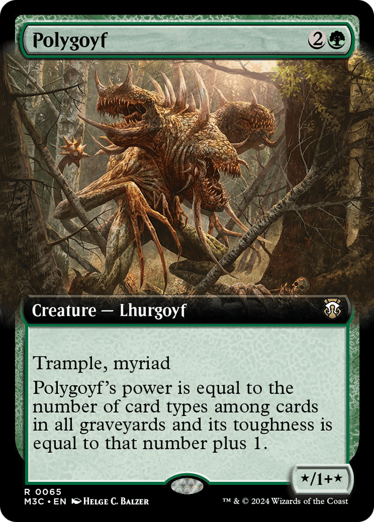 Polygoyf (Extended Art) [Modern Horizons 3 Commander] - The Mythic Store | 24h Order Processing