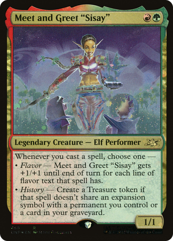 Meet and Greet "Sisay" (Galaxy Foil) [Unfinity] - The Mythic Store | 24h Order Processing