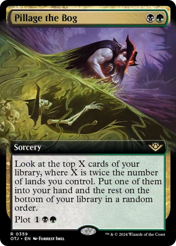 Pillage the Bog (Extended Art) [Outlaws of Thunder Junction] - The Mythic Store | 24h Order Processing
